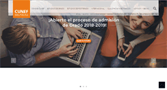 Desktop Screenshot of cunef.edu