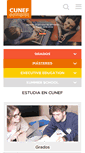 Mobile Screenshot of cunef.edu