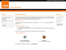Tablet Screenshot of campusvirtual.cunef.edu